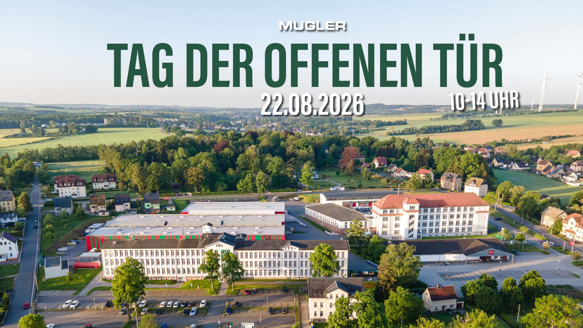 Tag der offenen Tür bei MUGLER am 22. August 2026 • Mugler SE
