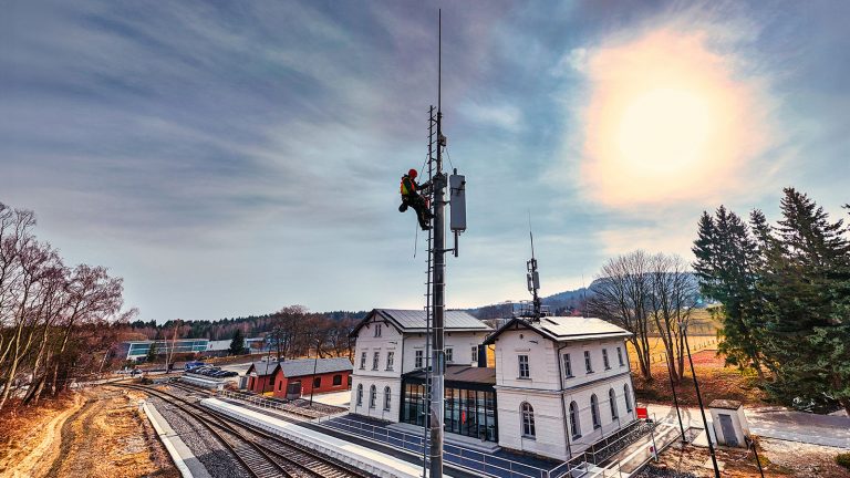 Digitale Schiene Deutschland im Erzgebirge: Bahnhof Scheibenberg