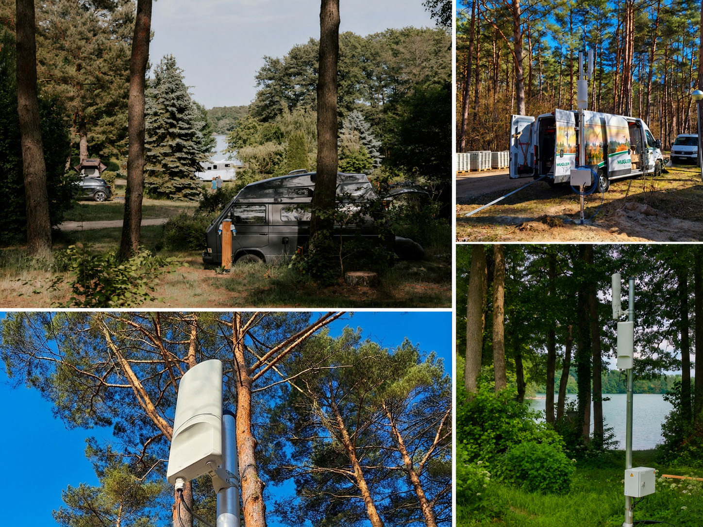 Outdoor WLAN für Campingplätze WLAN auf dem Campingplatz: Wildwood Camping Uckermark